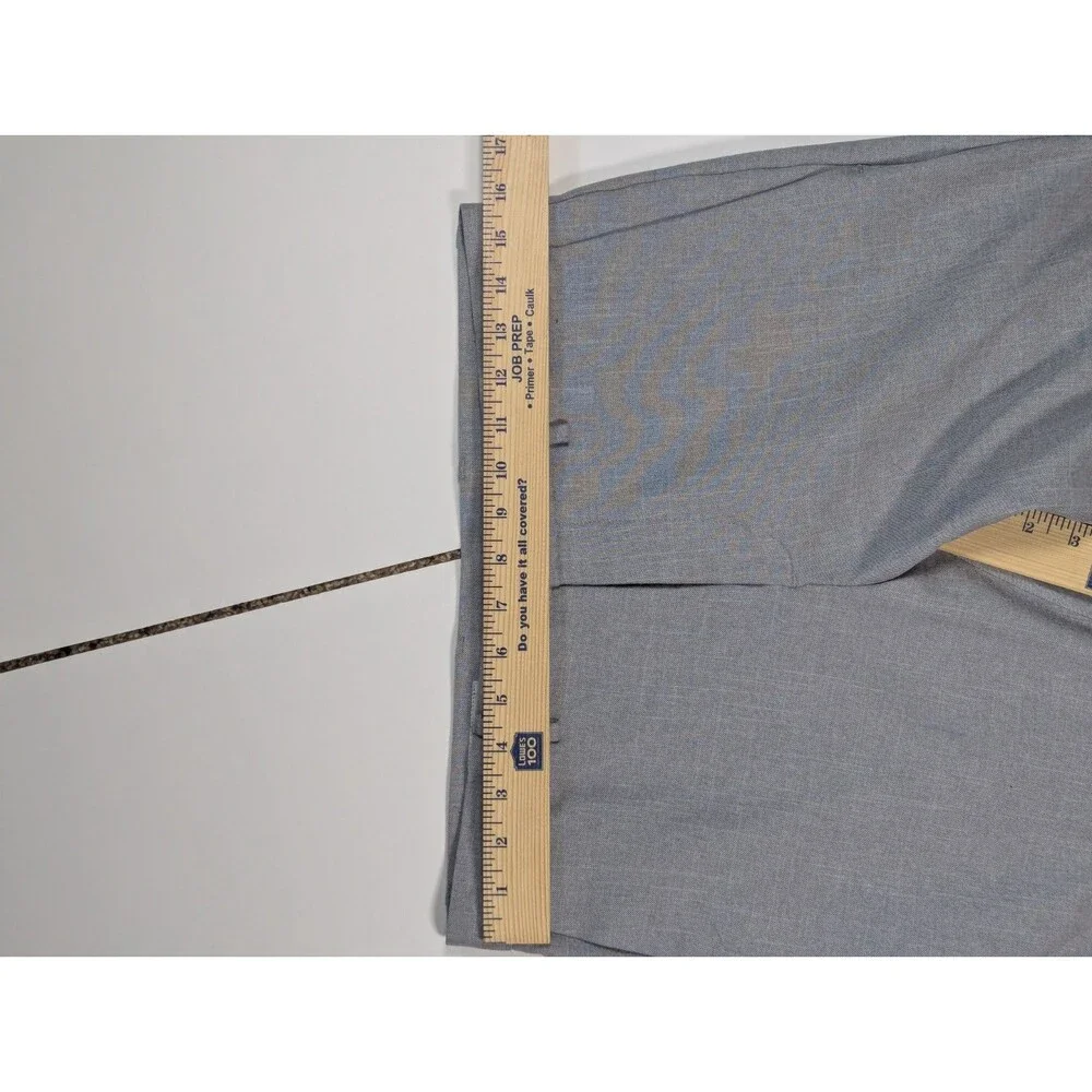 Perry Ellis Portfolio Mens Slim fit Dress Pants 30 / 32 Mid Gray Solid